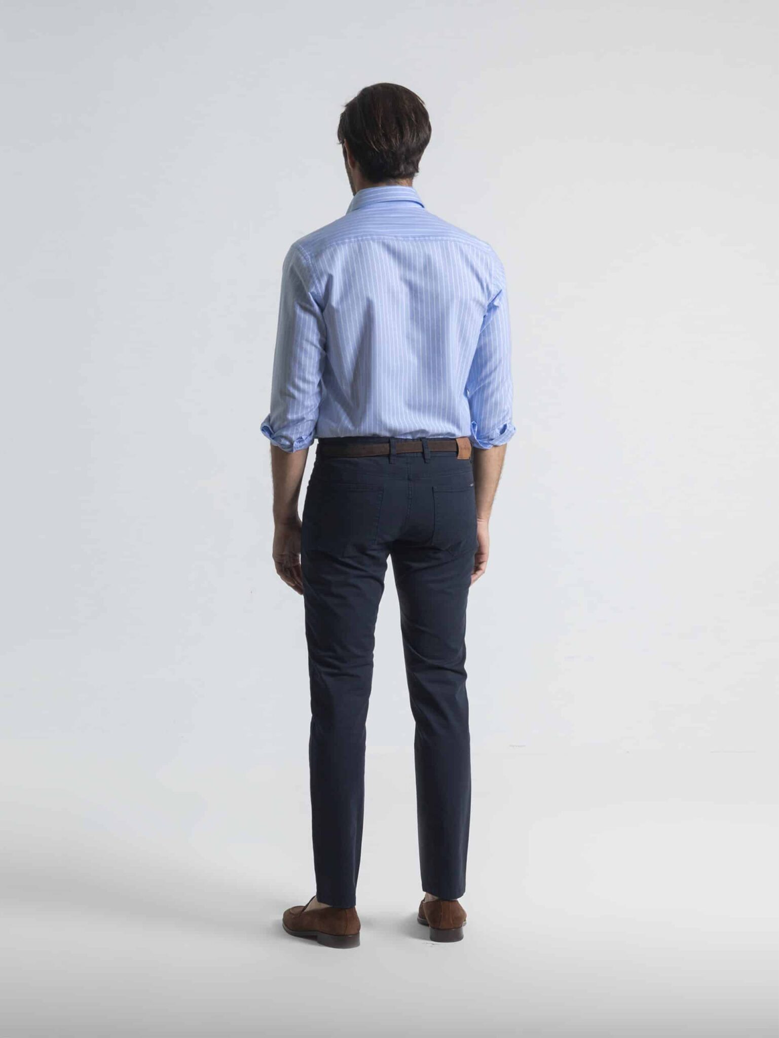 PANTALÓN 5 BOLSILLOS AZUL - foto 3
