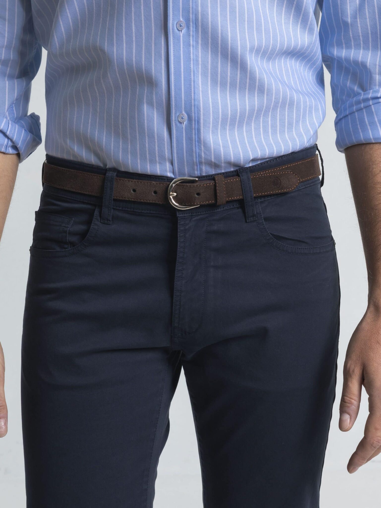 PANTALÓN 5 BOLSILLOS AZUL - foto 4