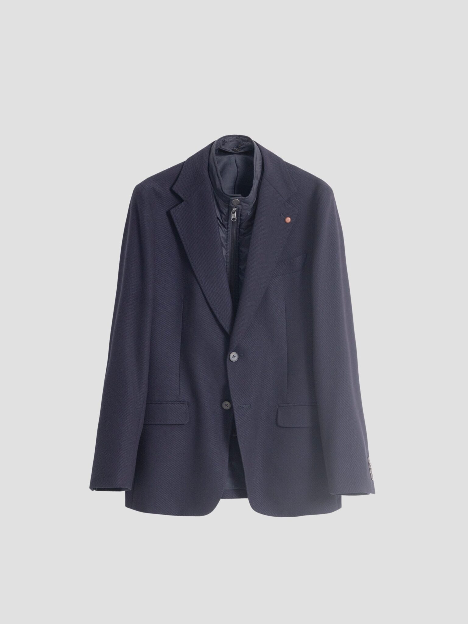 PuroEgo Americana Azul Petróleo Bielástica con Bib Interior — Hombre