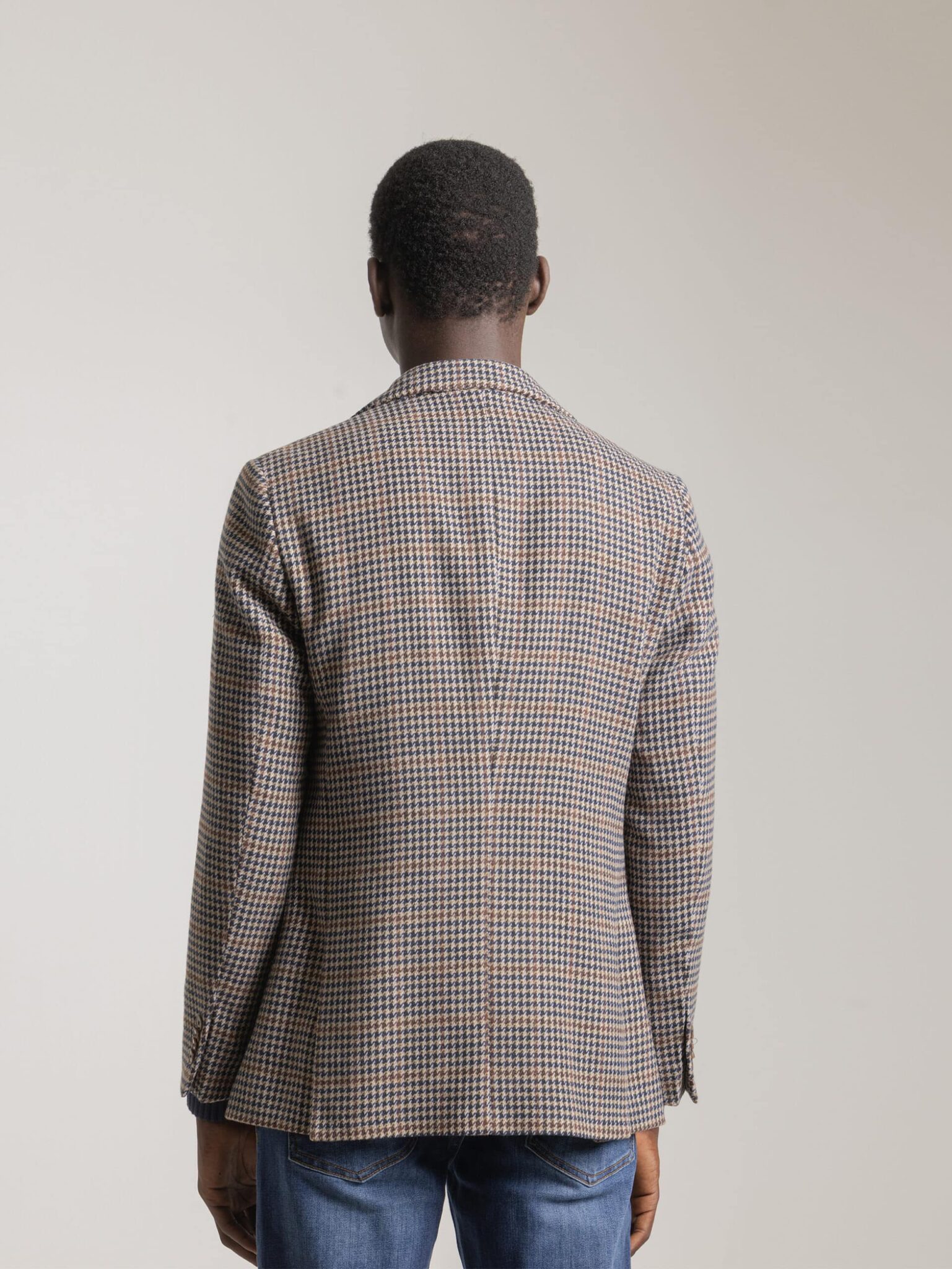 PuroEgo Americana Houndstooth Natural Camel — Hombre