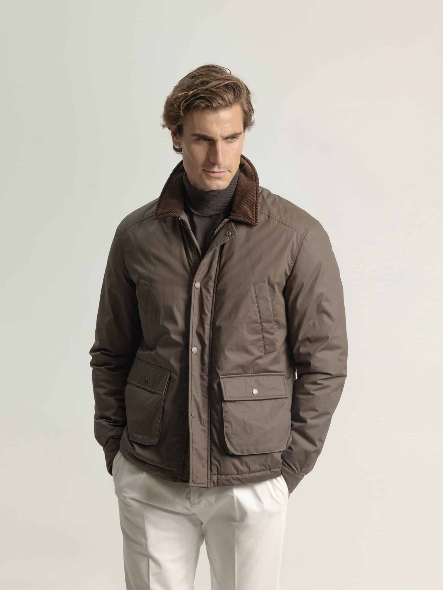 PuroEgo Chaqueta Field Tostado Corduroy — Hombre