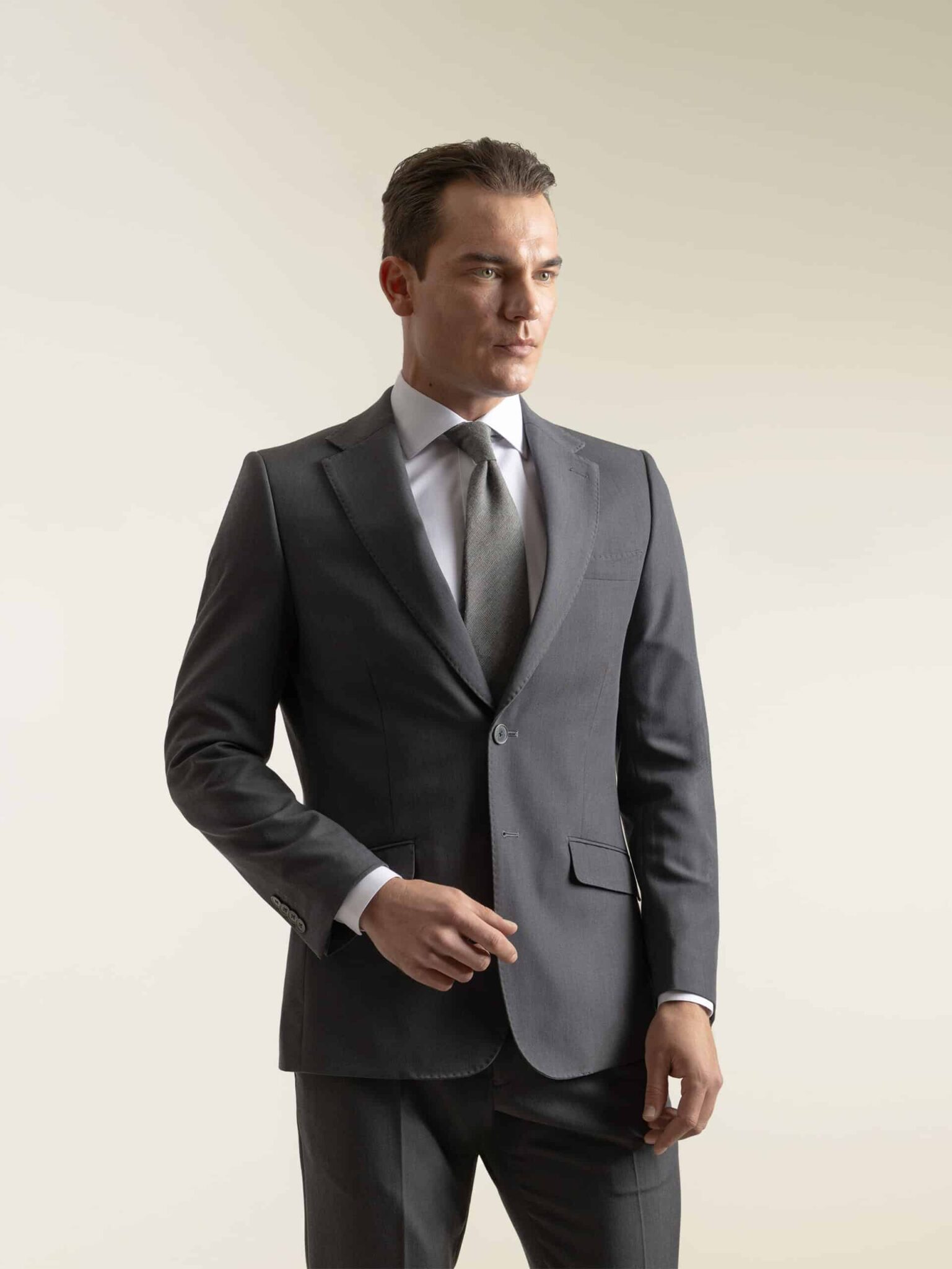 PuroEgo Traje 2 Piezas Gris Slim Fit — Hombre