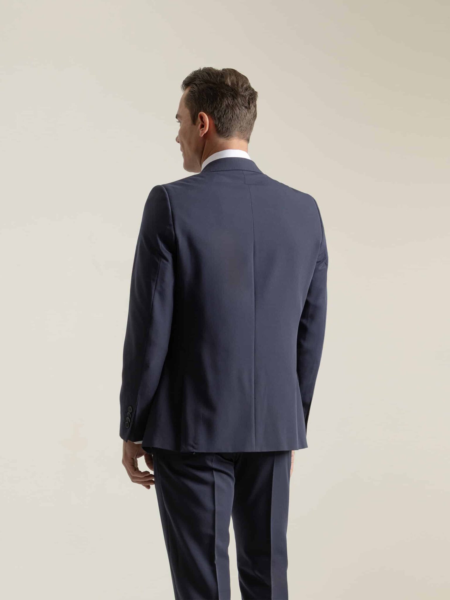 PuroEgo Traje 2 Piezas Marino Clásico Estructurado — Hombre