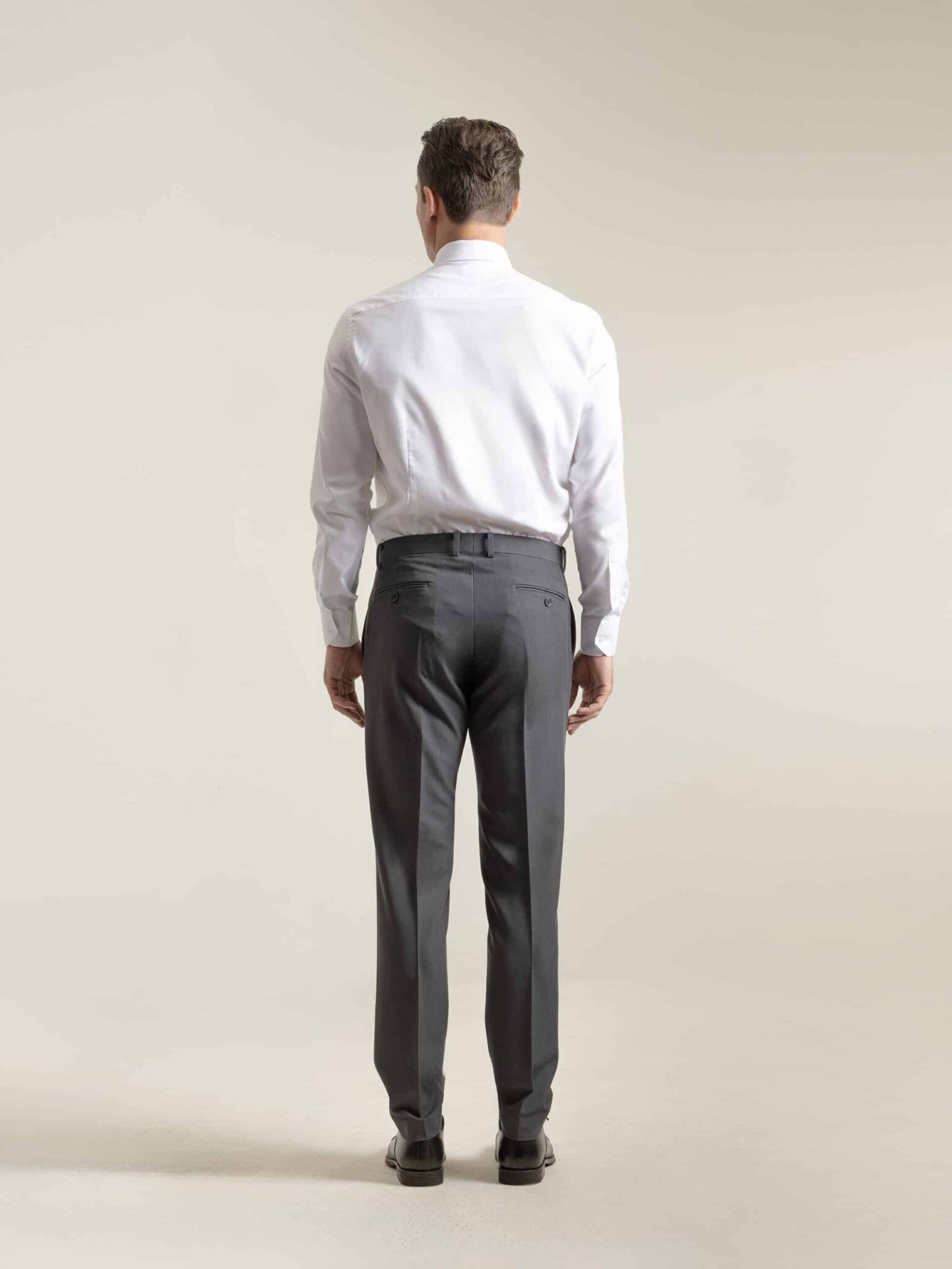 PuroEgo Pantalón Gris Marengo Slim Fit — Hombre