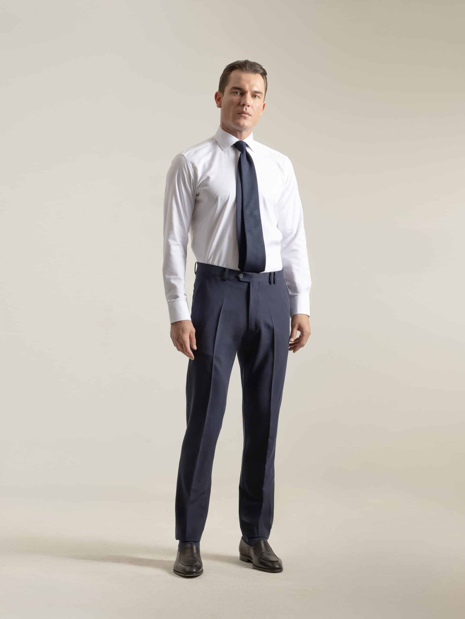 PuroEgo Pantalón Marino Pinzas — Hombre