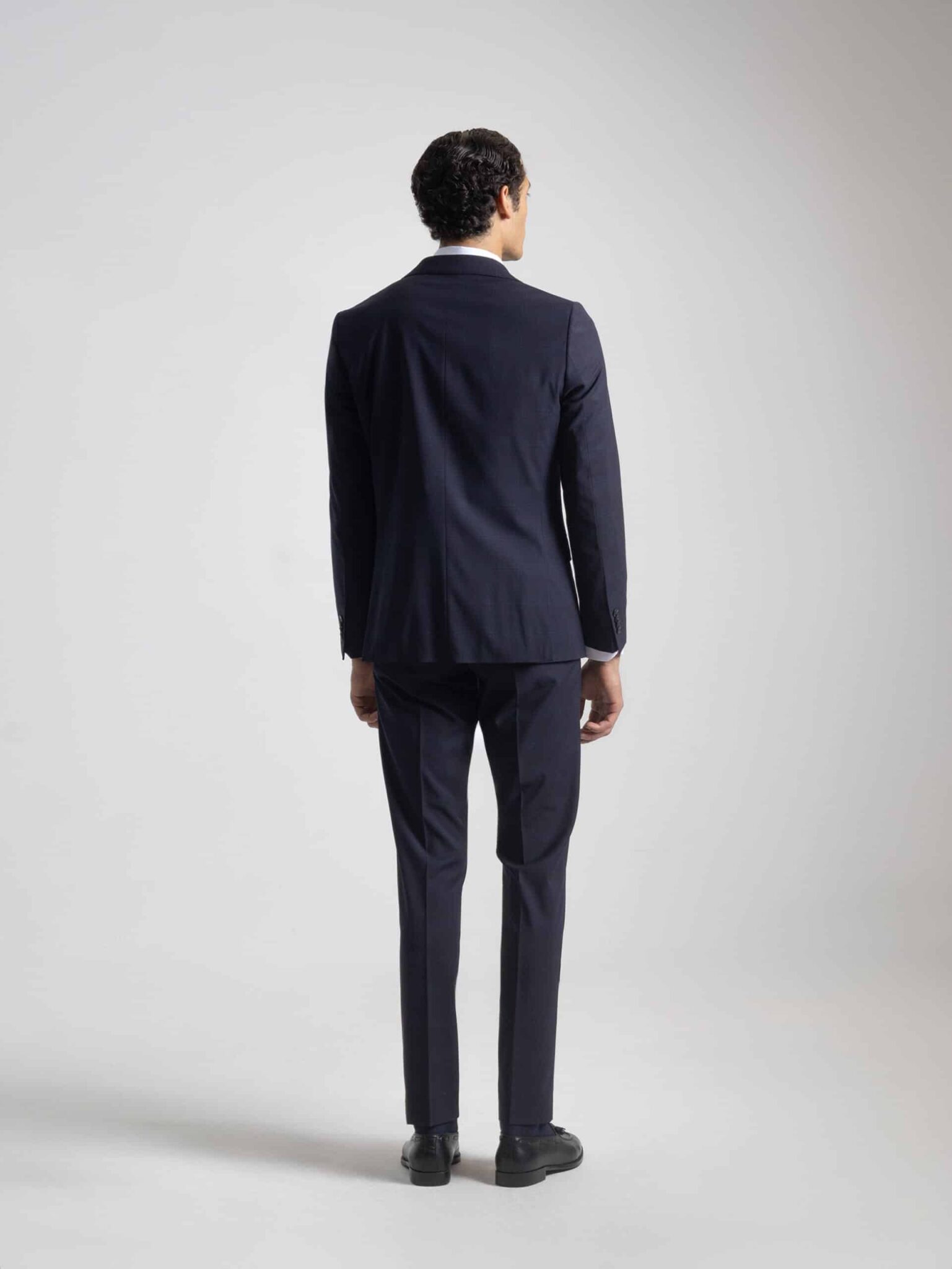 PuroEgo Traje 2 Piezas Azul Marino Cuadro Tonal — Hombre